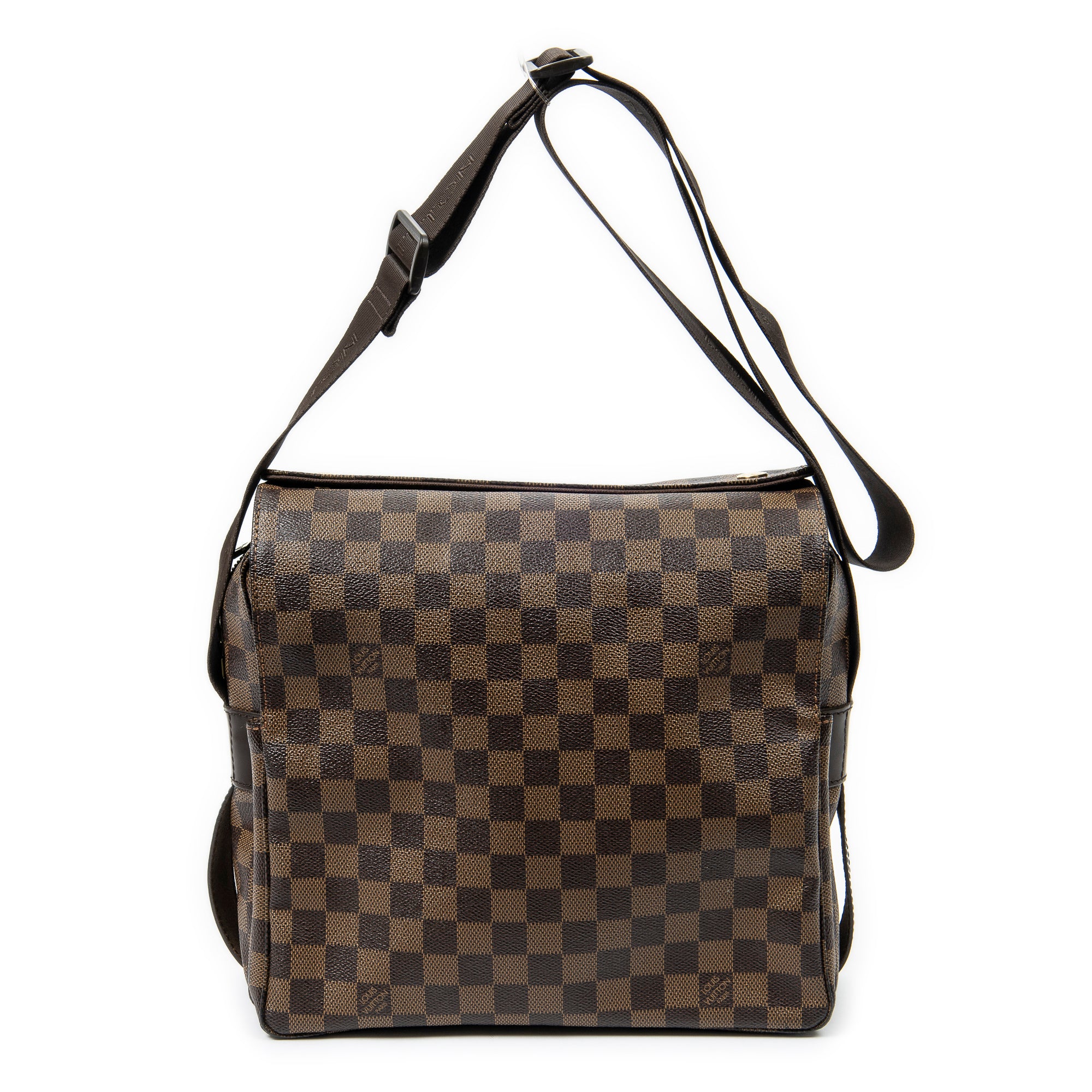 Shoulder Bag Naviglio Brown Damier Ebene