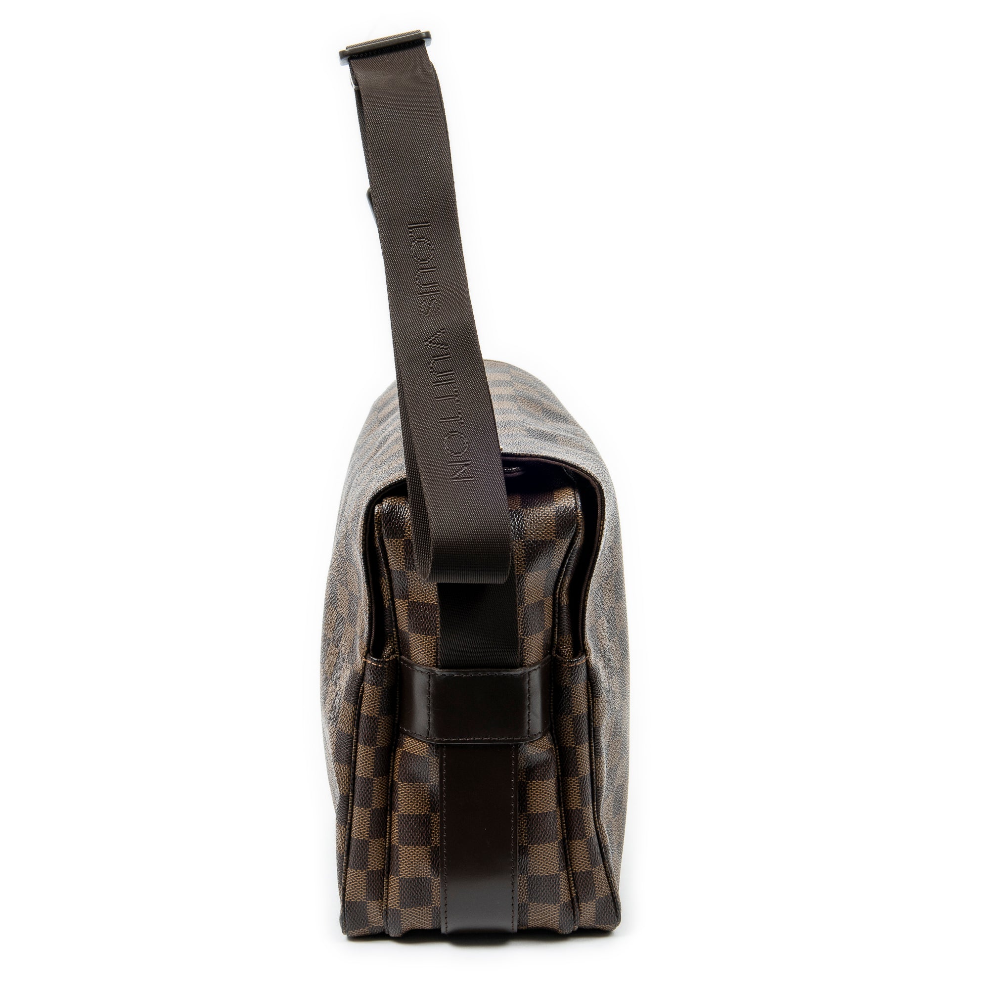 Shoulder Bag Naviglio Brown Damier Ebene