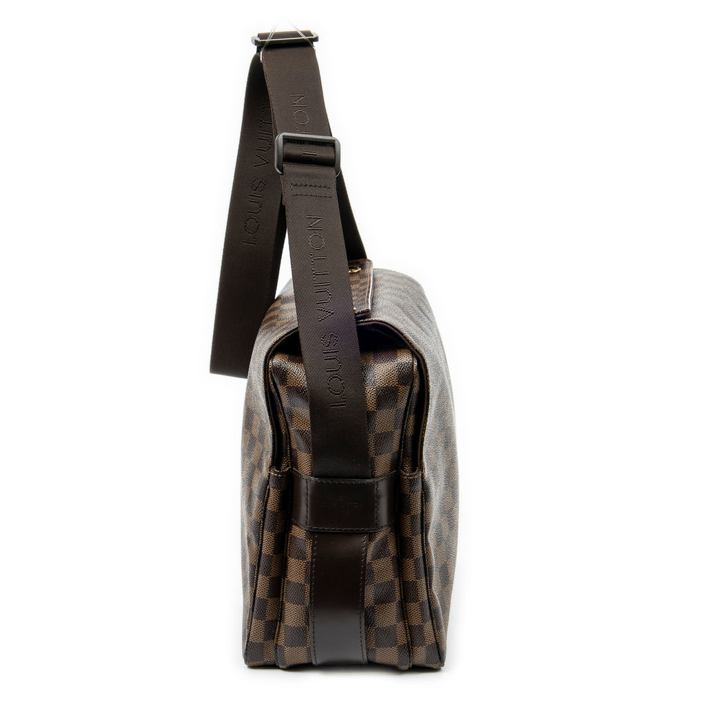 Shoulder Bag Naviglio Brown Damier Ebene