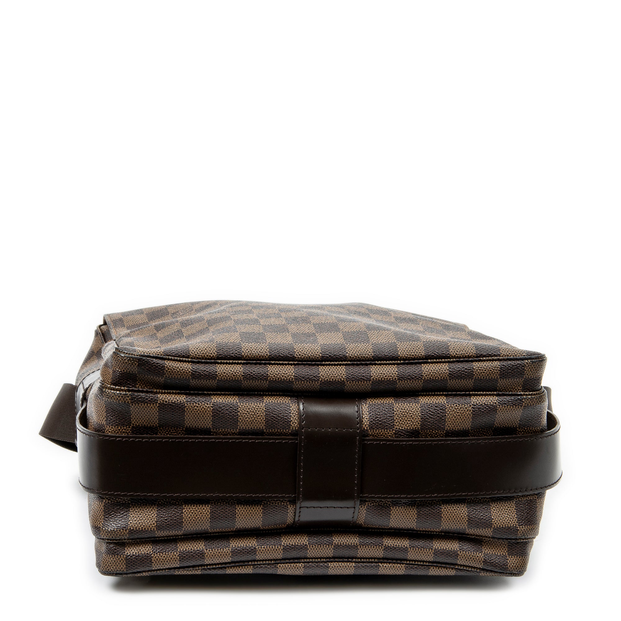 Shoulder Bag Naviglio Brown Damier Ebene