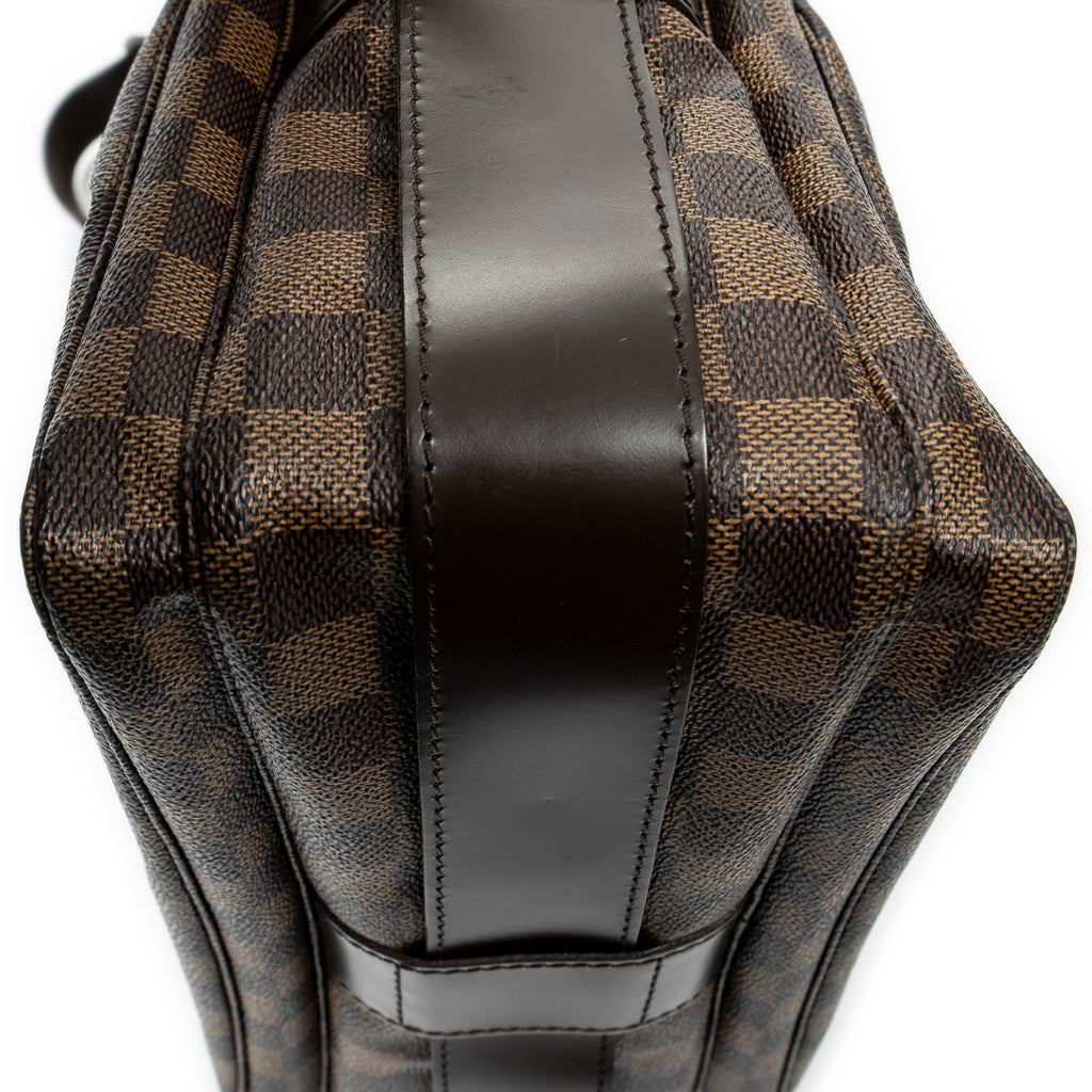 Shoulder Bag Naviglio Brown Damier Ebene
