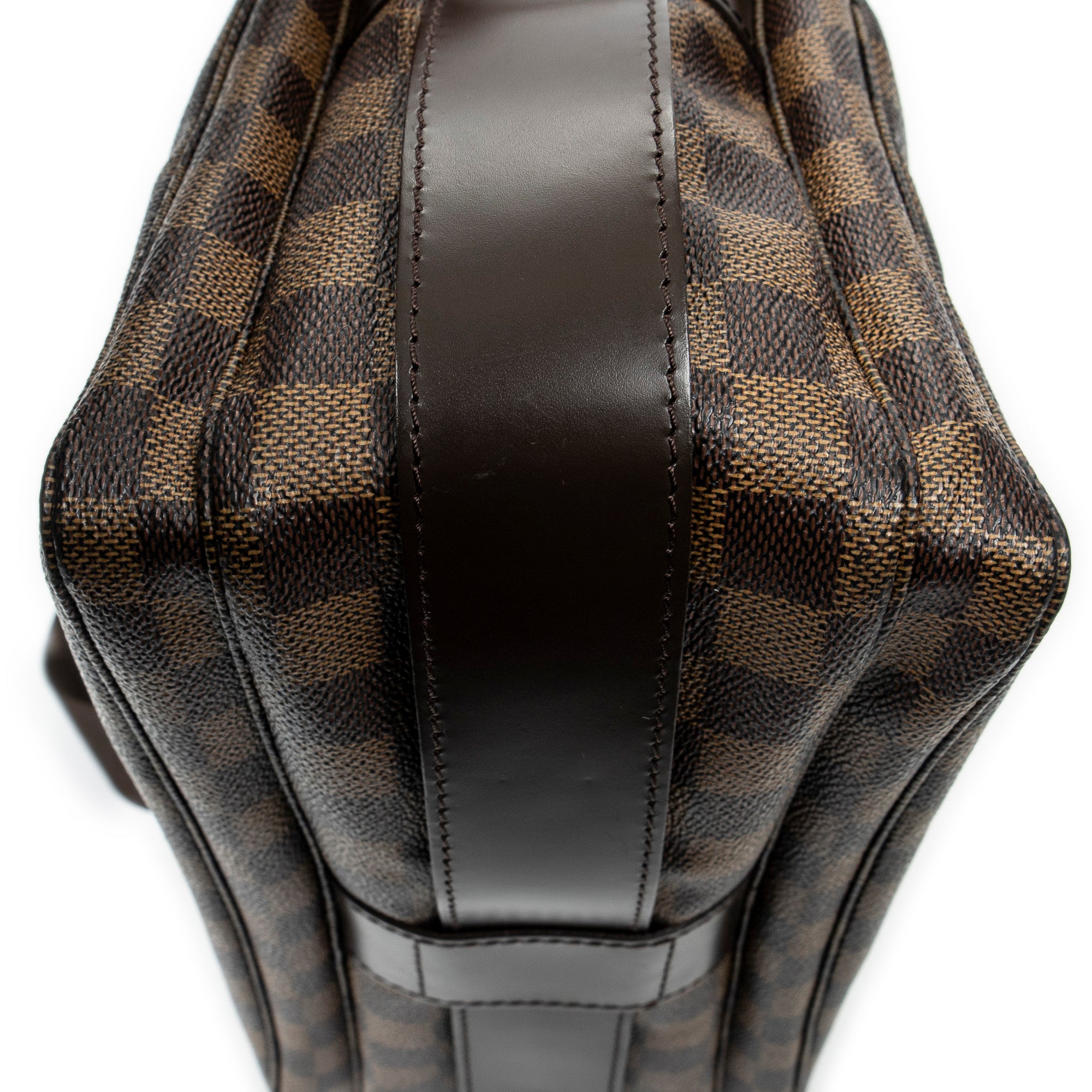 Shoulder Bag Naviglio Brown Damier Ebene