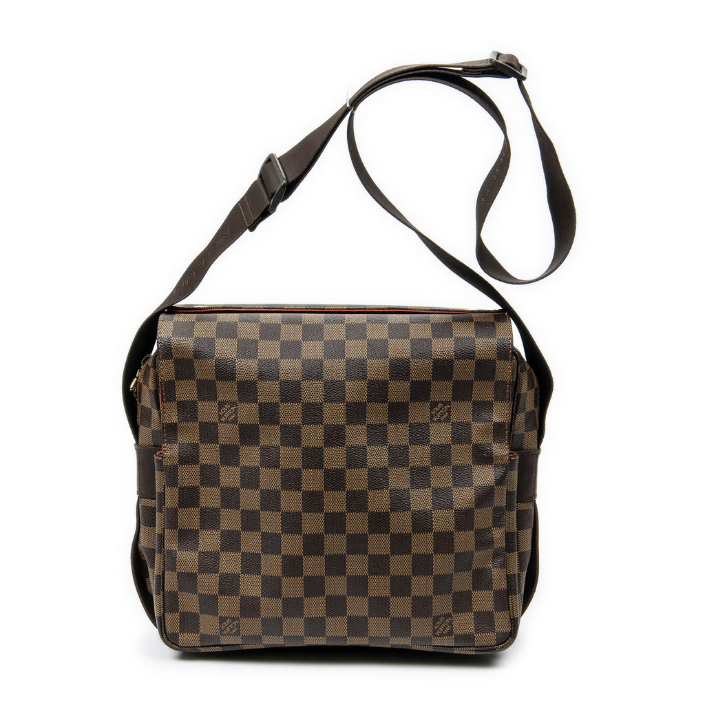 Bolso de Hombro Naviglio Marrón Damier Ebene