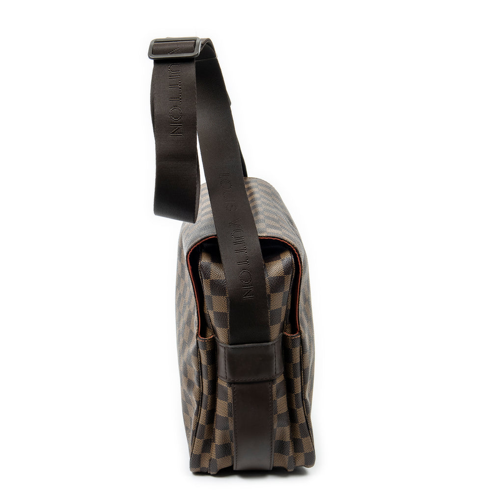 Bolso de Hombro Naviglio Marrón Damier Ebene