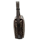 Bolso de Hombro Naviglio Marrón Damier Ebene