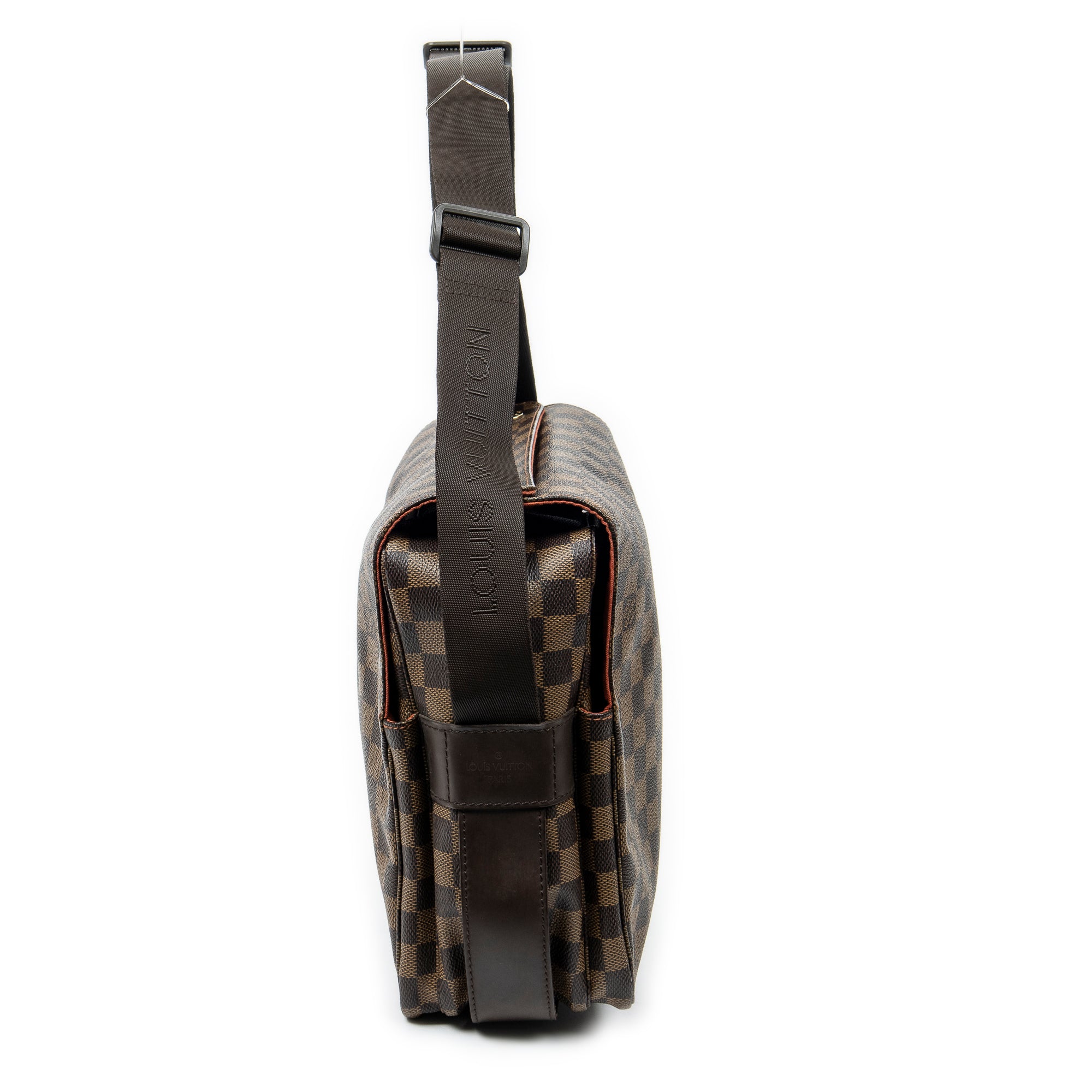 Bolso de Hombro Naviglio Marrón Damier Ebene