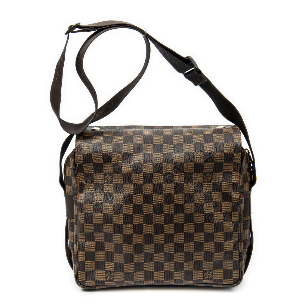 Bolso de Hombro Naviglio Marrón Damier Ebene