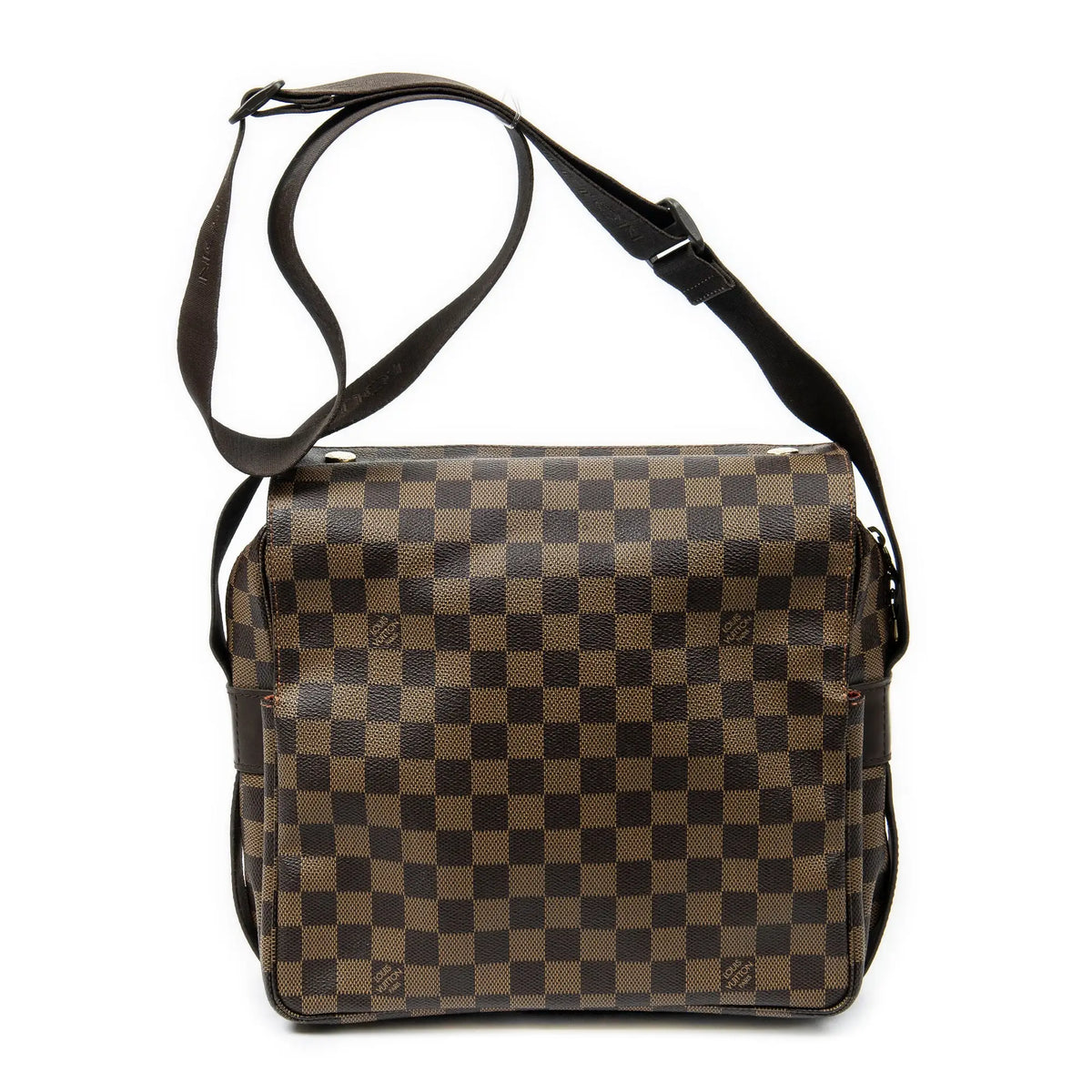 Shoulder Bag Naviglio Brown Damier Ebene