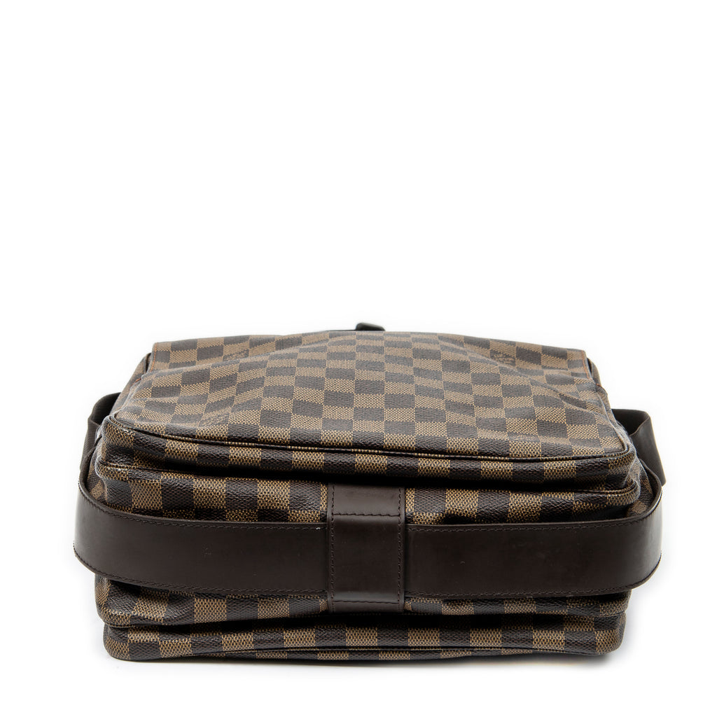 Bolso de Hombro Naviglio Marrón Damier Ebene