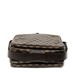 Bolso de Hombro Naviglio Marrón Damier Ebene