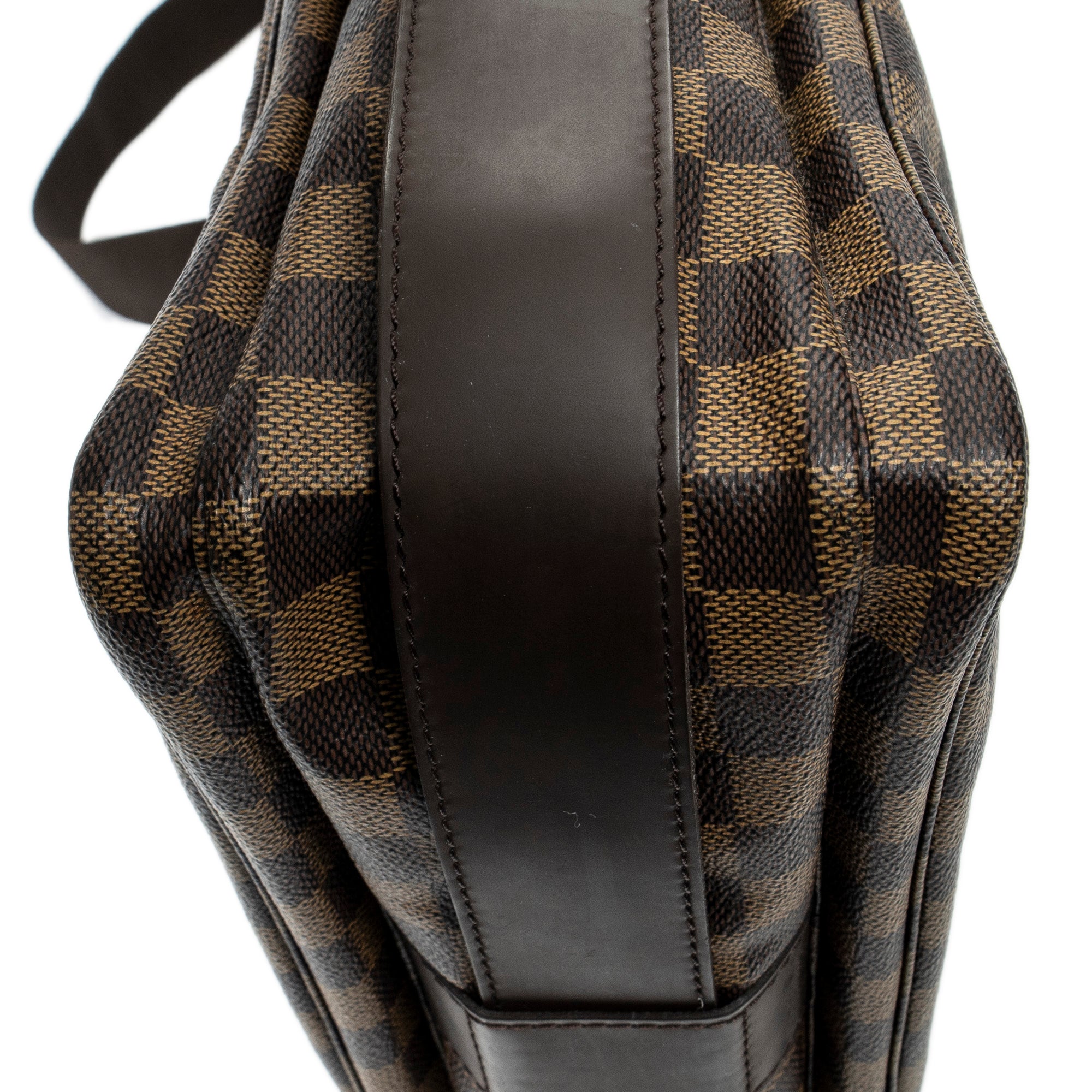 Bolso de Hombro Naviglio Marrón Damier Ebene