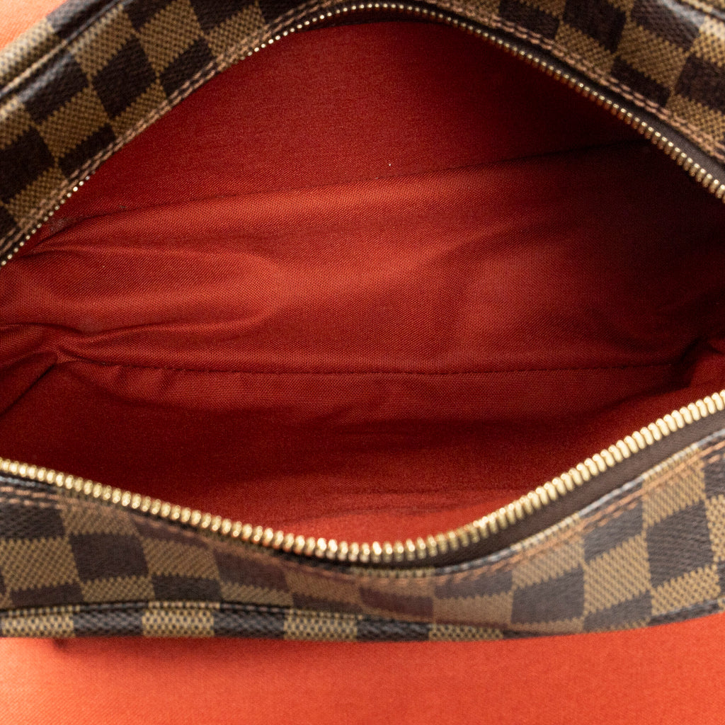 Bolso de Hombro Naviglio Marrón Damier Ebene
