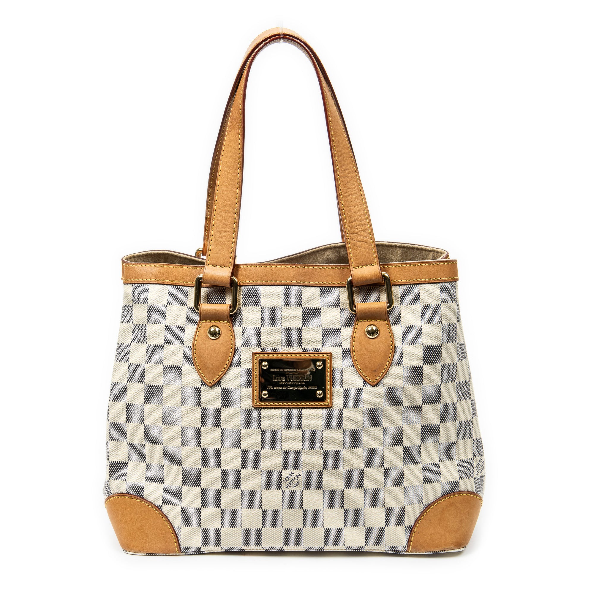Shoulder Bag Hampstead PM Ivory Damier Azur