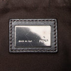 Shoulder Bag Small Square Shopping Tote Brown Zucchino Canvas
