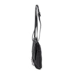 Shoulder Bag Small Flap Crossbody Black Zucchino Canvas