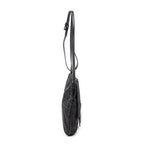 Shoulder Bag Small Flap Crossbody Black Zucchino Canvas