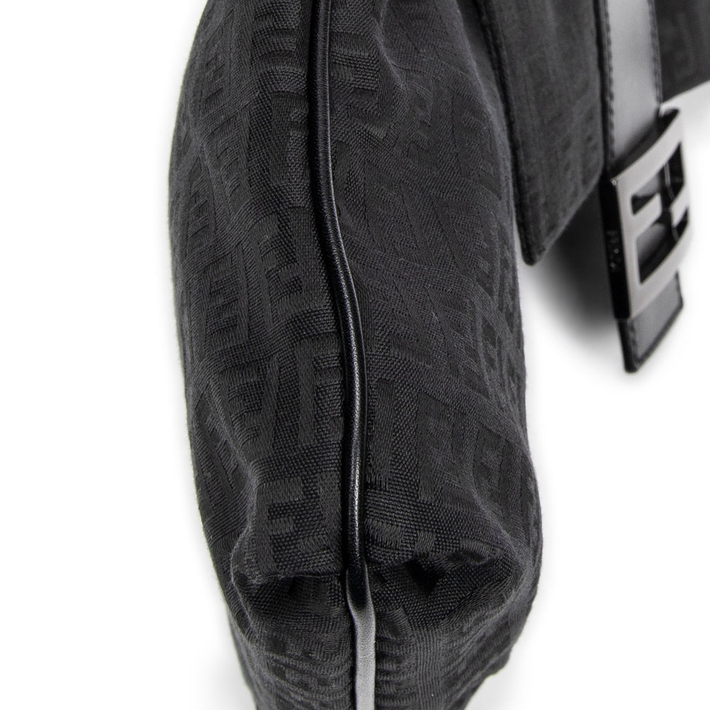 Shoulder Bag Small Flap Crossbody Black Zucchino Canvas