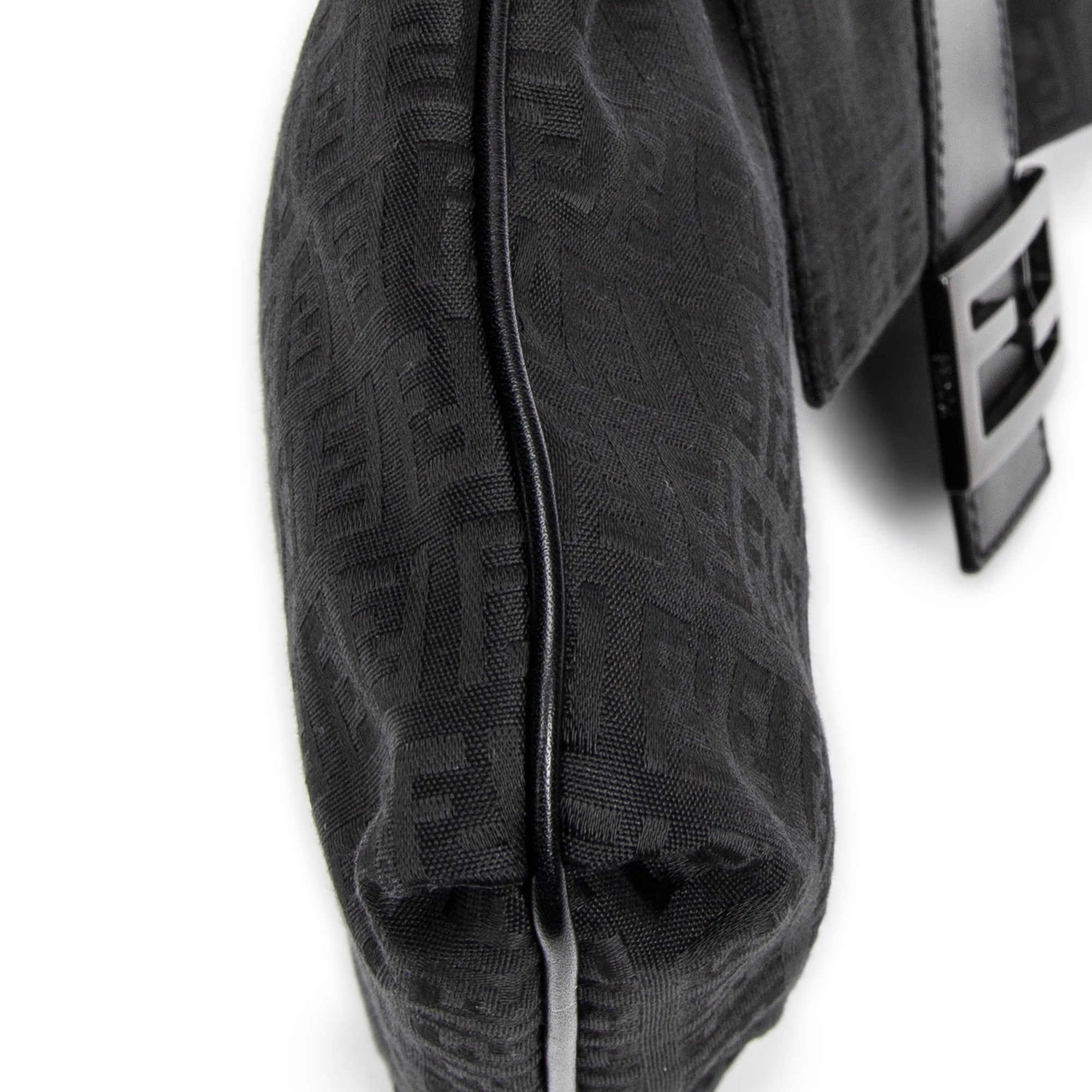 Shoulder Bag Small Flap Crossbody Black Zucchino Canvas