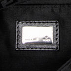 Shoulder Bag Small Flap Crossbody Black Zucchino Canvas