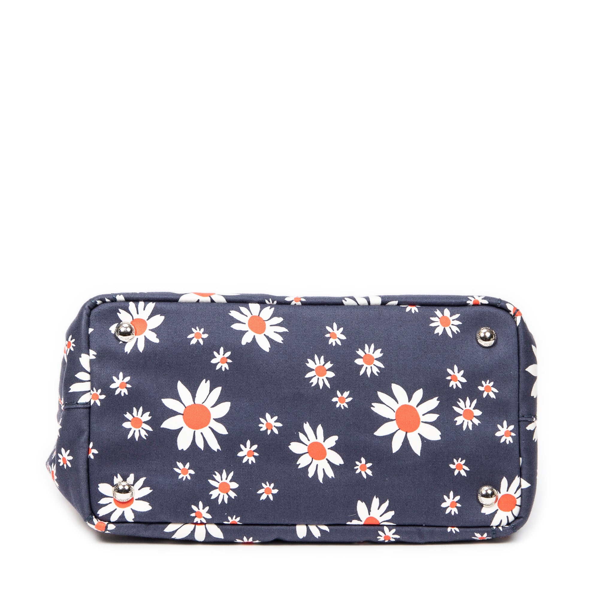 Miu Miu - Petit Cabas Ouvert Imprimé - Bleu/Blanc/Rouge