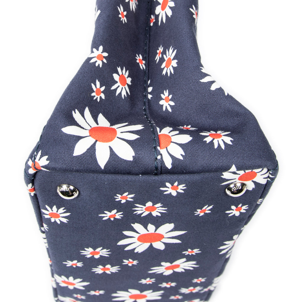 Miu Miu - Petit Cabas Ouvert Imprimé - Bleu/Blanc/Rouge