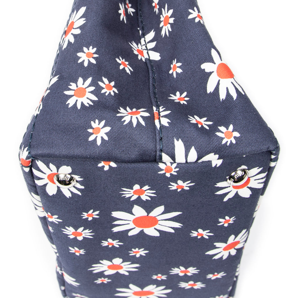 Miu Miu - Petit Cabas Ouvert Imprimé - Bleu/Blanc/Rouge