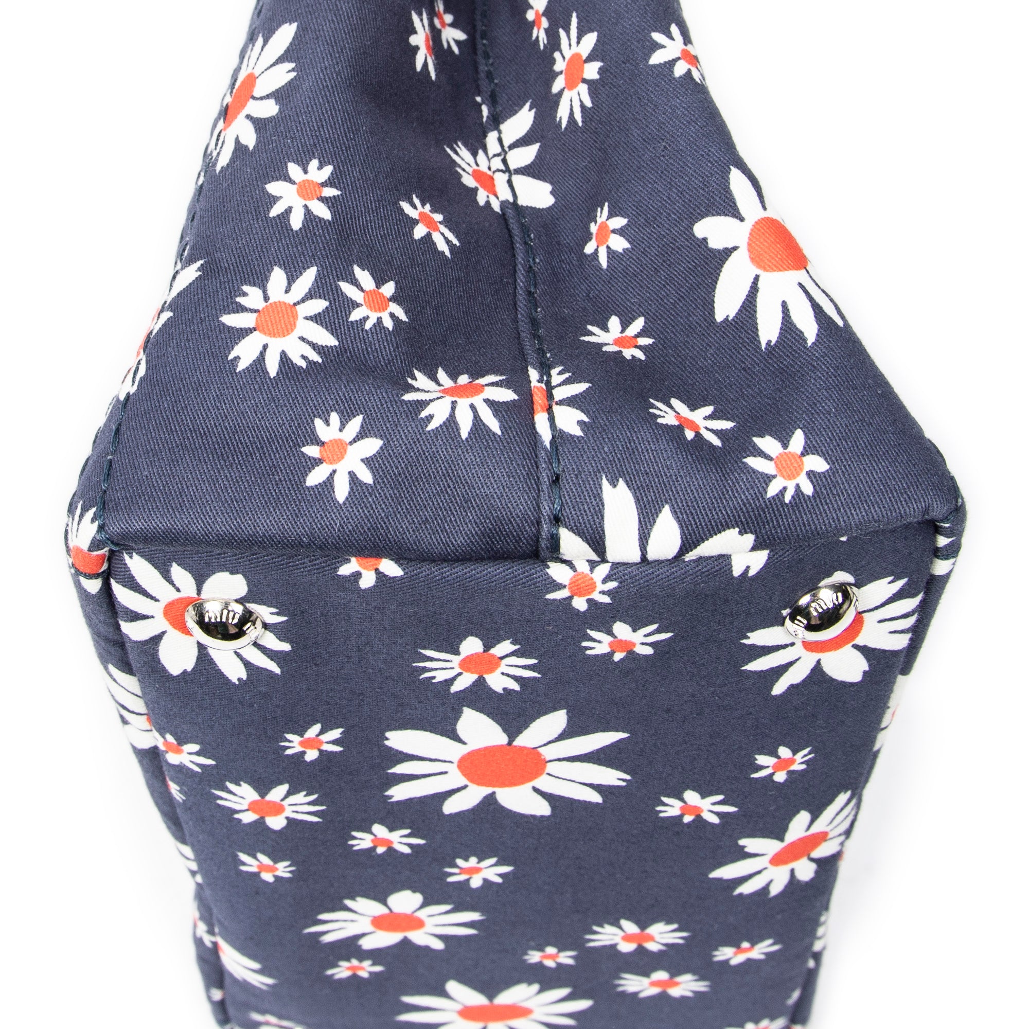Miu Miu - Petit Cabas Ouvert Imprimé - Bleu/Blanc/Rouge