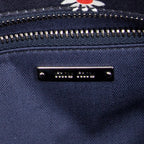 Miu Miu - Petit Cabas Ouvert Imprimé - Bleu/Blanc/Rouge