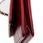 Shoulder Bag Classic Wallet on Chain Red Quilted Lambskin Leather