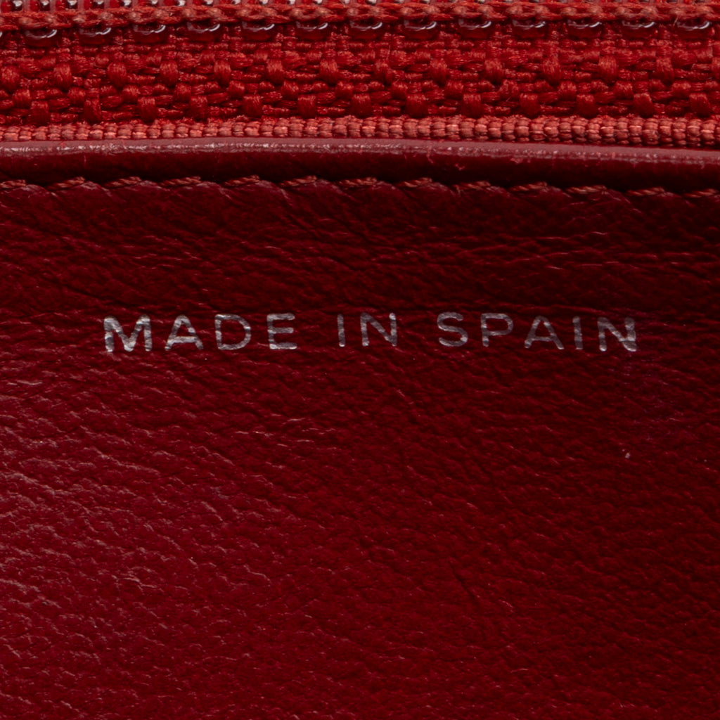 Shoulder Bag Classic Wallet on Chain Red Quilted Lambskin Leather