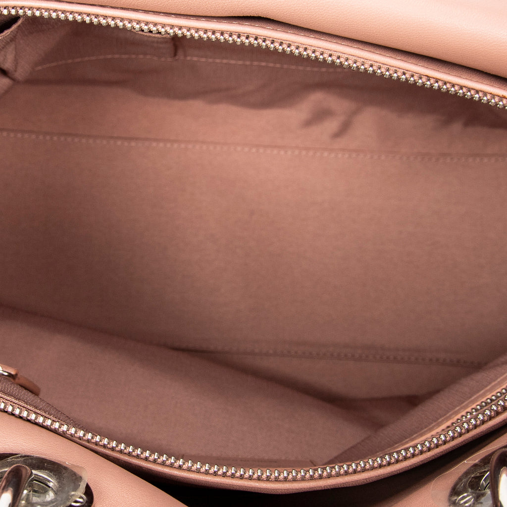 Shoulder Bag Medium Granville Tote Light Pink Cannage Quilted Leather