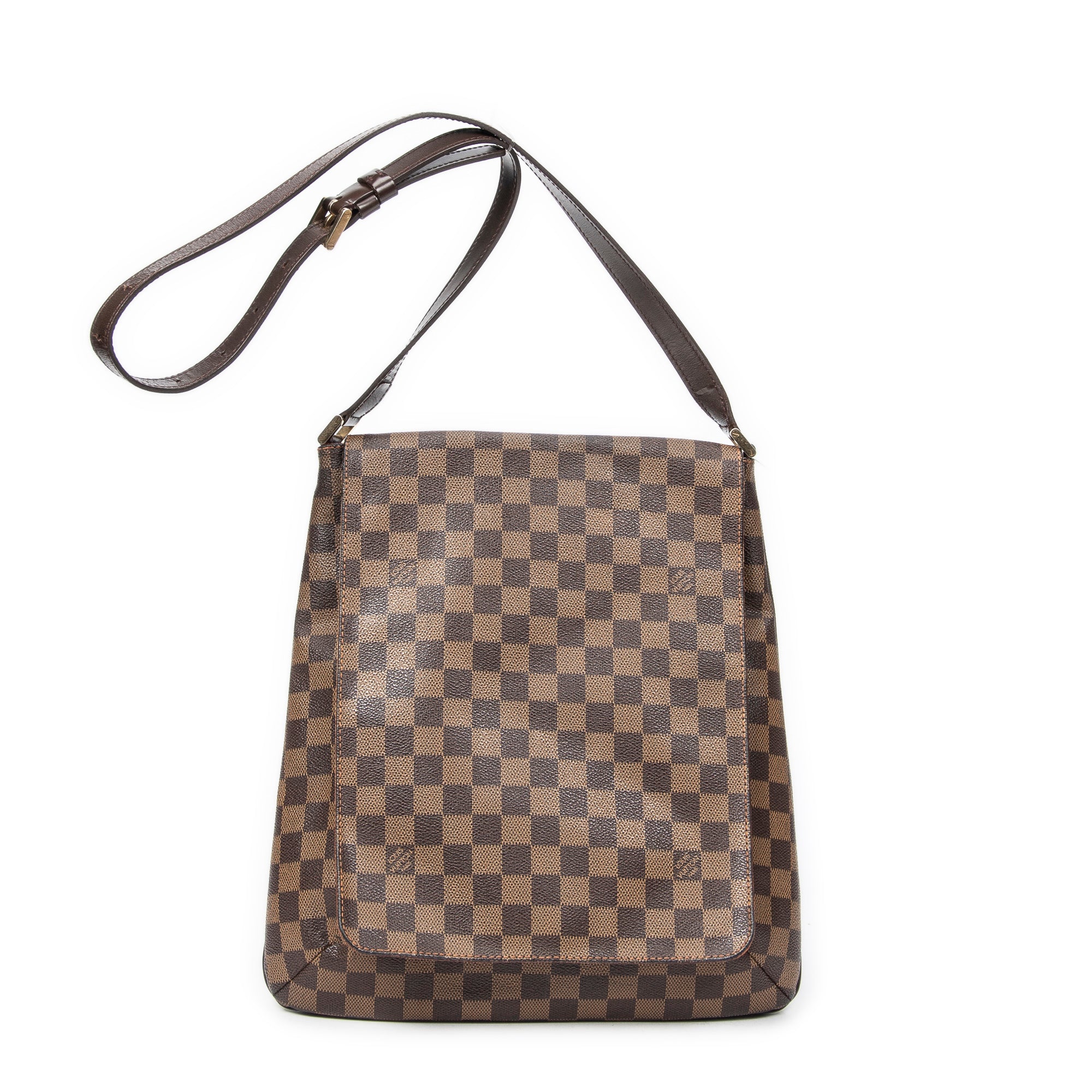 Shoulder Bag Musette Brown Monogram Canvas