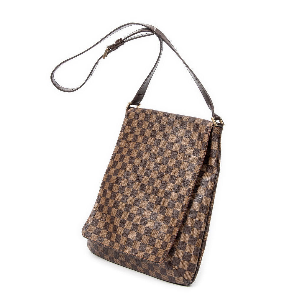 Shoulder Bag Musette Brown Monogram Canvas