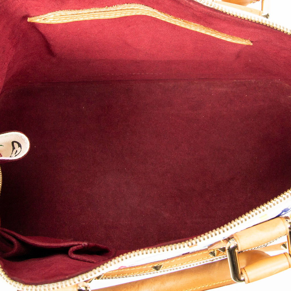 Bolso de mano Alma PM Monogram Multicolor Blanco