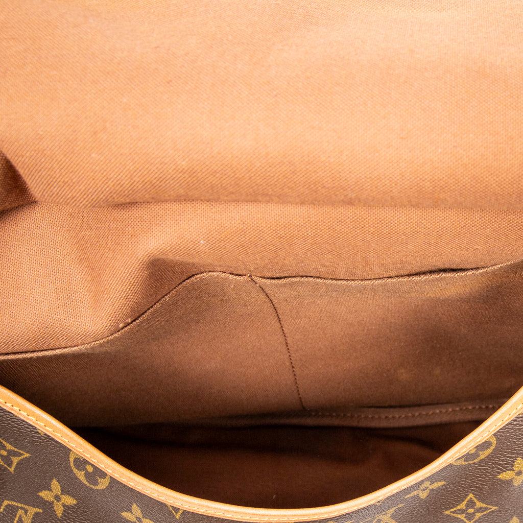 Shoulder Bag Saumur GM Brown Monogram Canvas