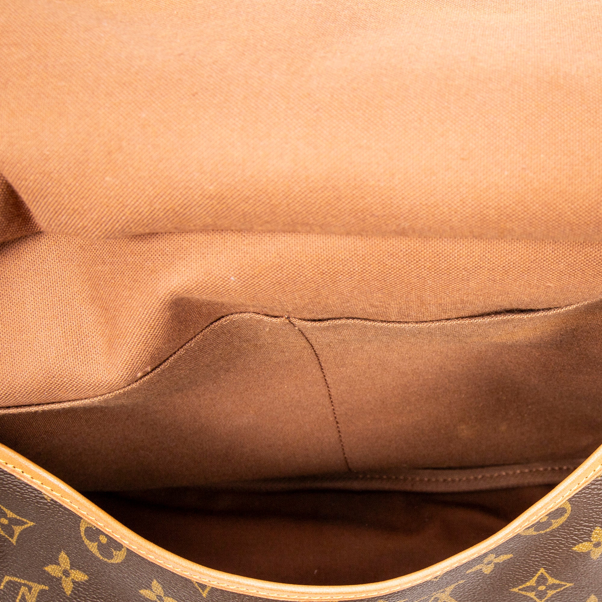 Shoulder Bag Saumur GM Brown Monogram Canvas