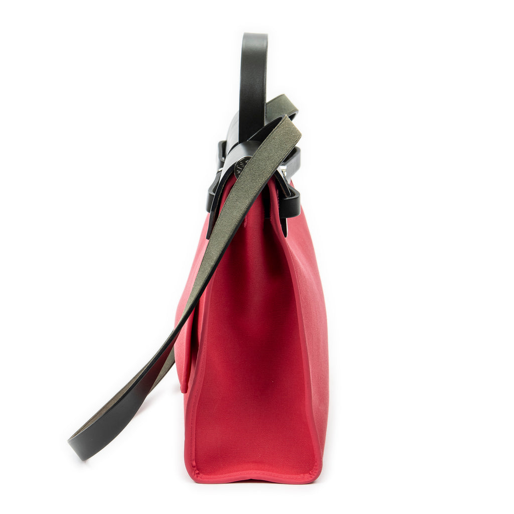 Shoulder Bag Herbag Zip PM Pink Toile Officier Canvas