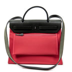 Shoulder Bag Herbag Zip PM Pink Toile Officier Canvas