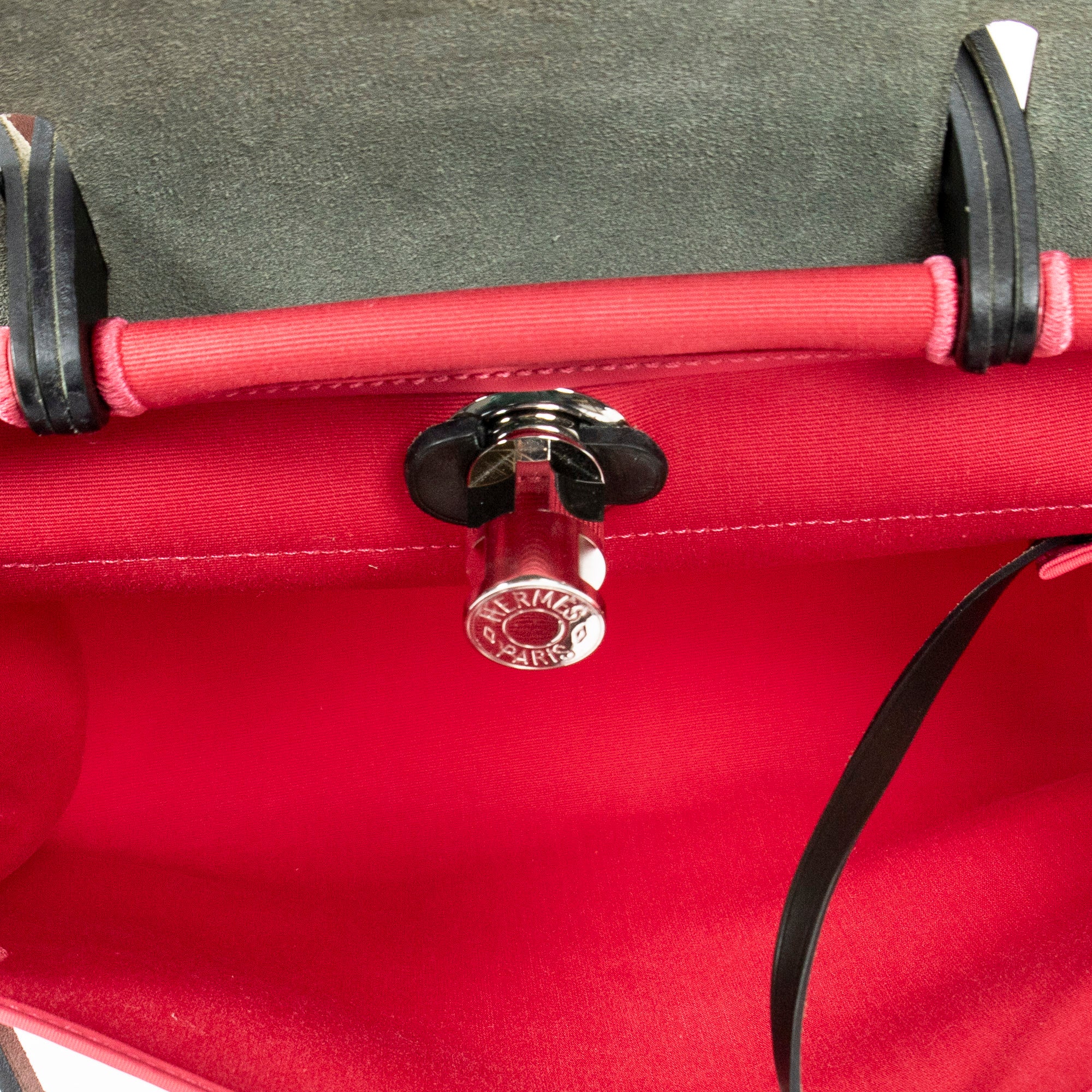 Shoulder Bag Herbag Zip PM Pink Toile Officier Canvas