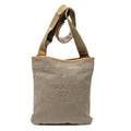 Shoulder Bag Jacquard Flat Messenger Beige Jacquard Canvas