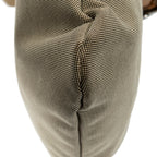 Shoulder Bag Jacquard Flat Messenger Beige Jacquard Canvas