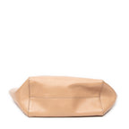 Shoulder Bag Small Swing Tote Beige Grained Calfskin Leather