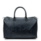 Travel Bag Vintage Medium Travel Boston Navy Maxi Diorissimo Coated Canvas