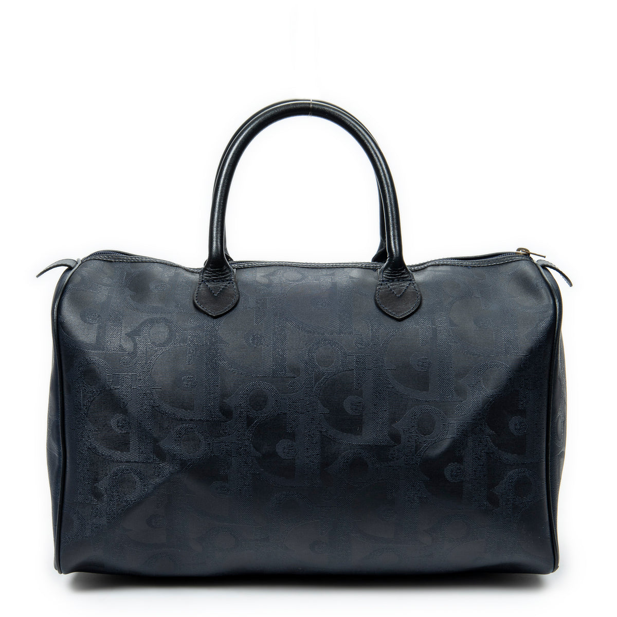 Travel Bag Vintage Medium Travel Boston Navy Maxi Diorissimo Coated Canvas
