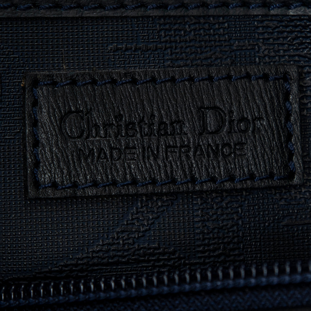 Travel Bag Vintage Medium Travel Boston Navy Maxi Diorissimo Coated Canvas