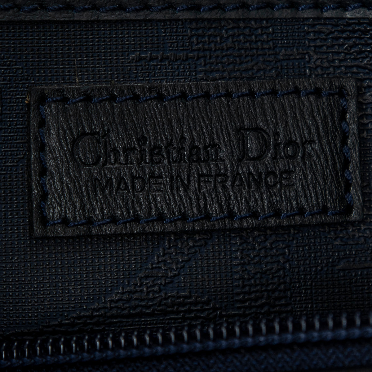 Travel Bag Vintage Medium Travel Boston Navy Maxi Diorissimo Coated Canvas