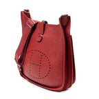 Shoulder Bag Evelyne III PM Red Clemence Leather