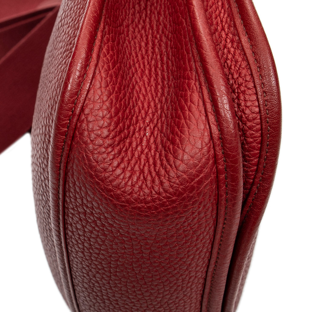 Shoulder Bag Evelyne III PM Red Clemence Leather