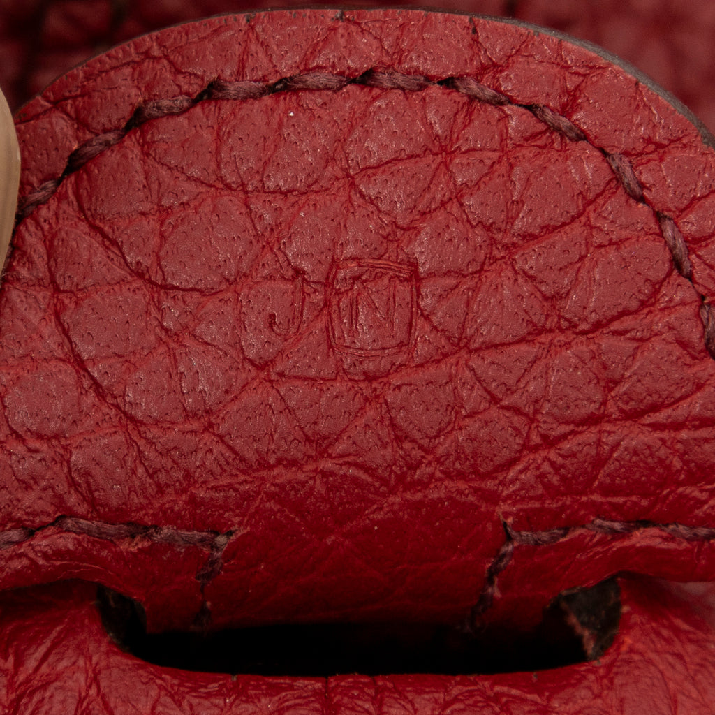 Shoulder Bag Evelyne III PM Red Clemence Leather