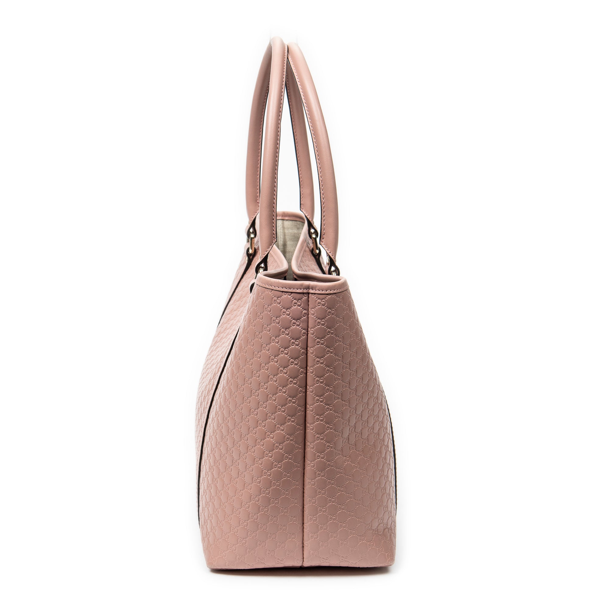 Shoulder Bag Medium Joy Tote Light Pink Microguccissima Leather